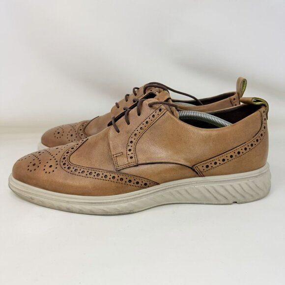 Ecco ST.1 Hybrid Leather Wingtip Oxford Shoes Brown Men’s Size 11 main image 4